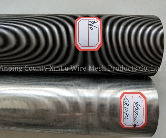 92kg/pcs Johnson Water Well Screen 6 "5/8 With Wrapped Wires In Stainless Steel AISI 304L
