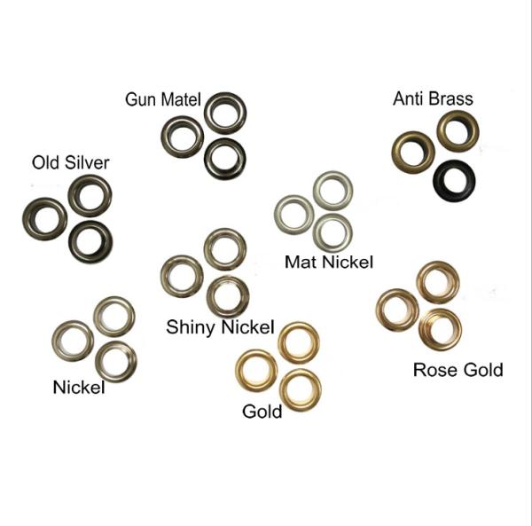 Wholesale Iron/Brass /Aluminum /Satinless steel Round electronic eyelets garment