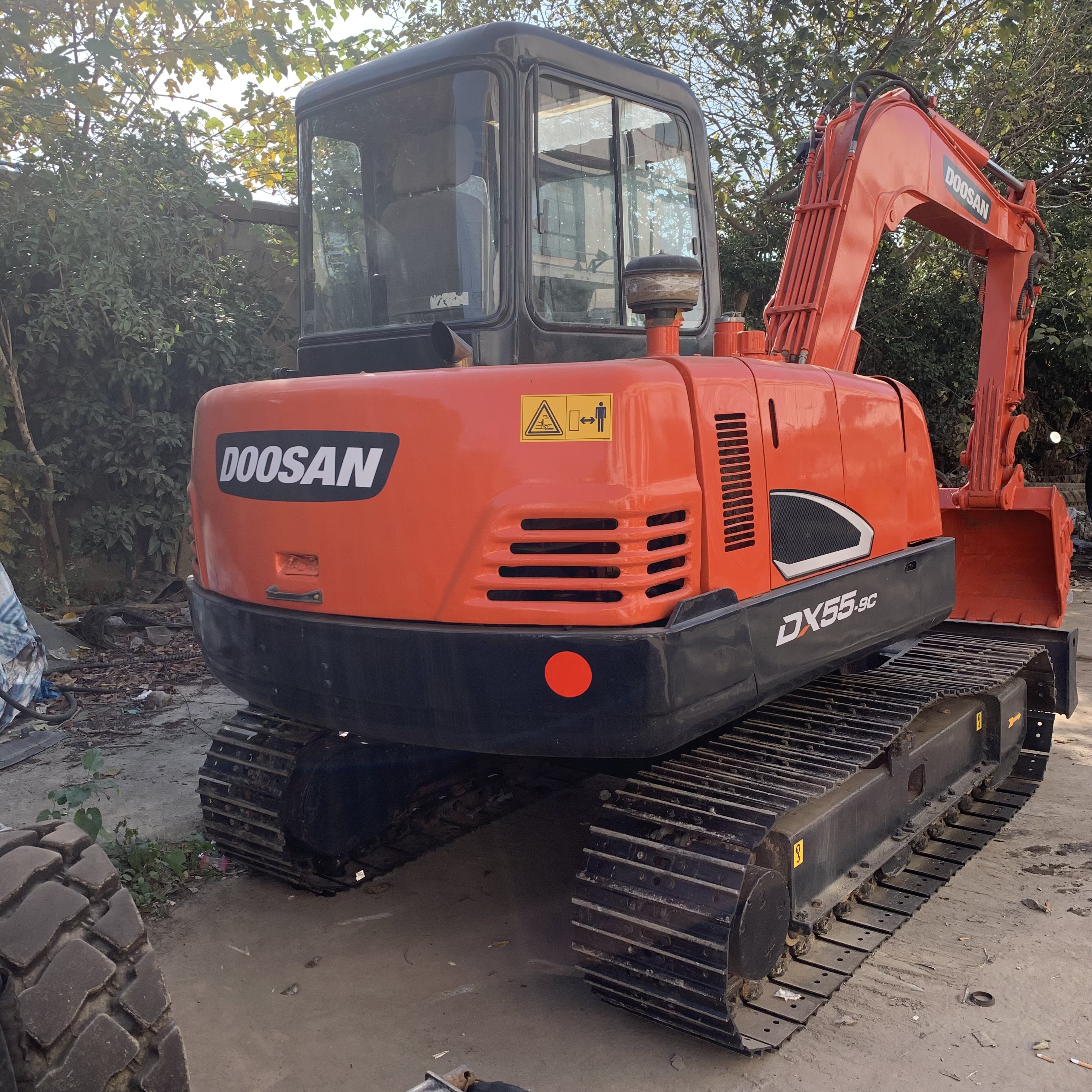 Doosan DX75 DH80 Mini Excavator Original Color Used Doosan DX55 Working Hours 0-2000