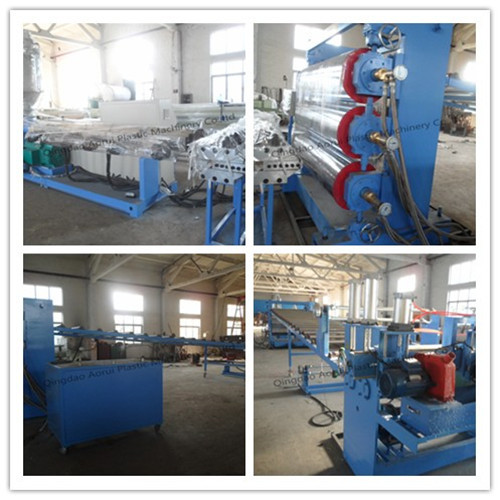 Automatic Twin Screw WPC Foam Board Machine Width 1220mm