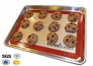Buy cheap Heavy Duty Oven Silicone Baking Sheet Dishwasher Safe 40cm X 50cm product