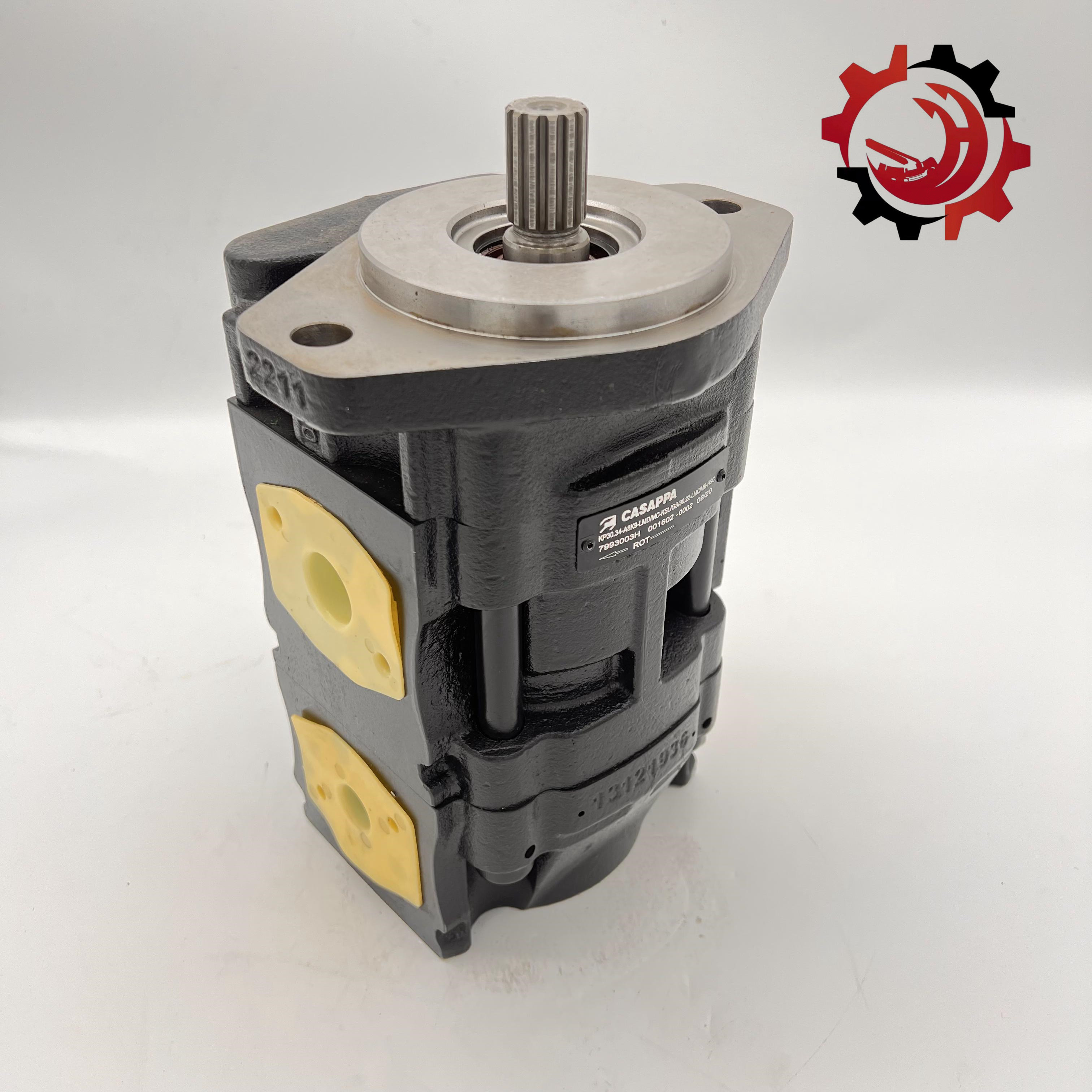 Caspar KP30 Hydraulic Gear Pump For PM Sany Zoomlion Concrete Pump Truck With Black Color