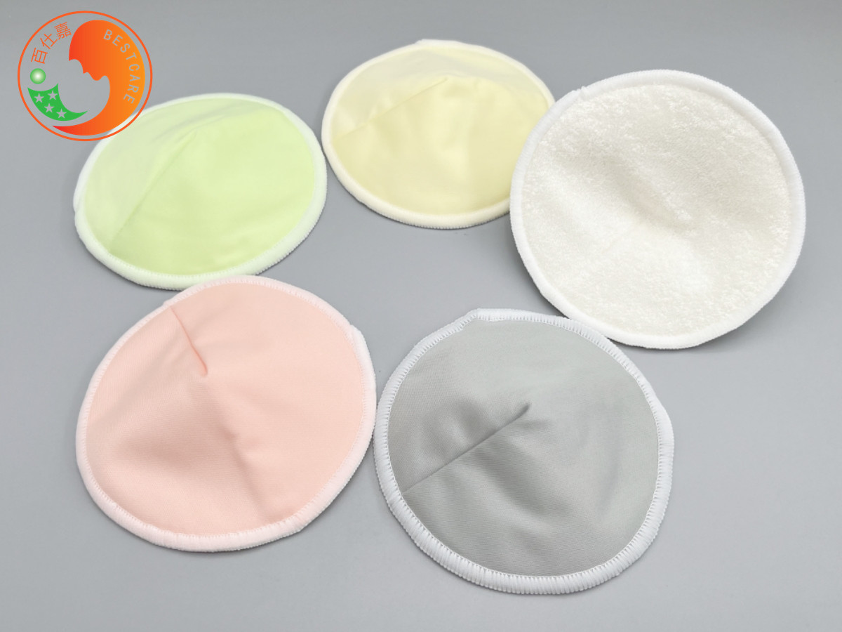 Comfortable Washable Nursing Pads Big Size Washing Bag Invisible Discreet Fit