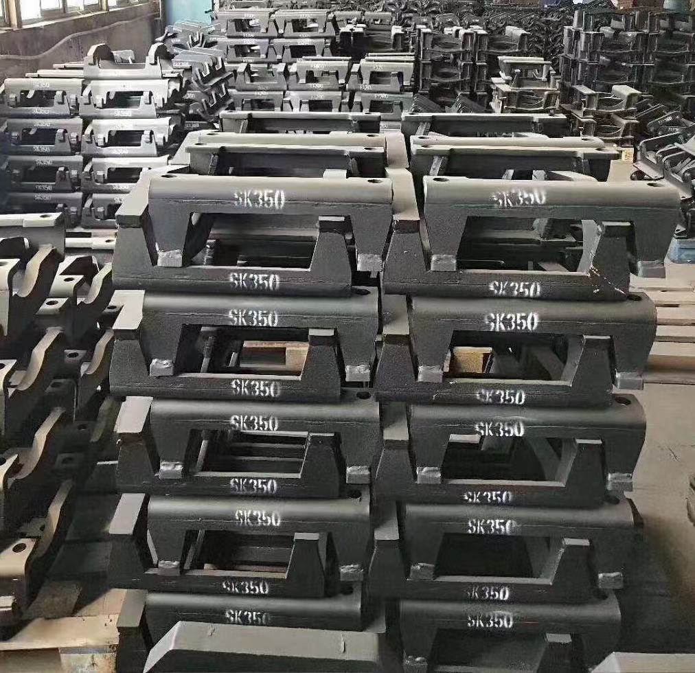 Rubber Idler Track Chain Excavator Link Roller Undercarriage Parts Vio35 Assy