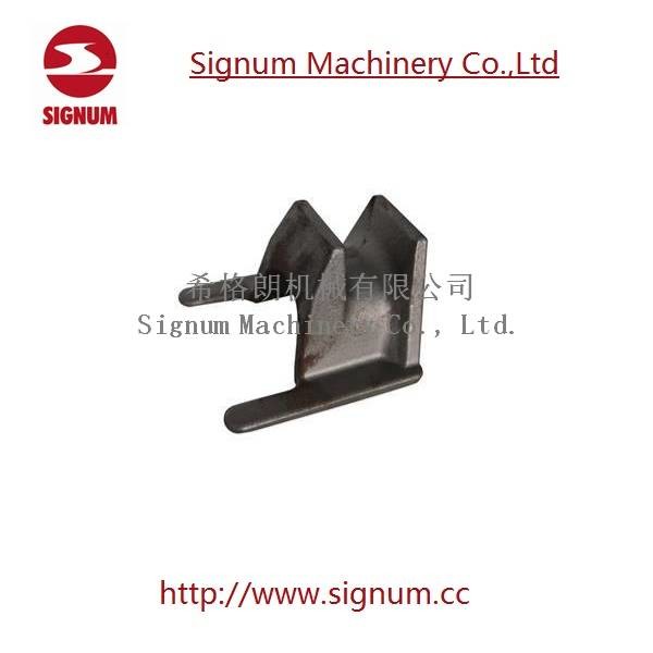 High Tensil Pre-insert Sand Casting Rail Shoulder