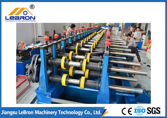GI And GP Material Cable Tray Roll Forming Machine , Cable Tray Bending Machine
