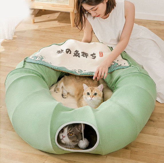 long cat bed
