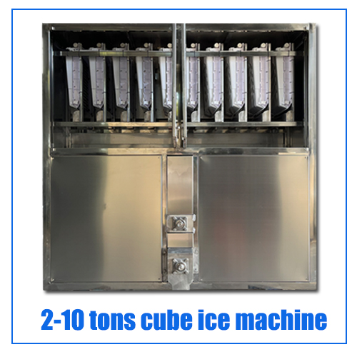 200KG 300kg 400kg 500kg ICEMA Ice Cube Maker Machine 760*830*1780mm Ice Size 22x22x22mm
