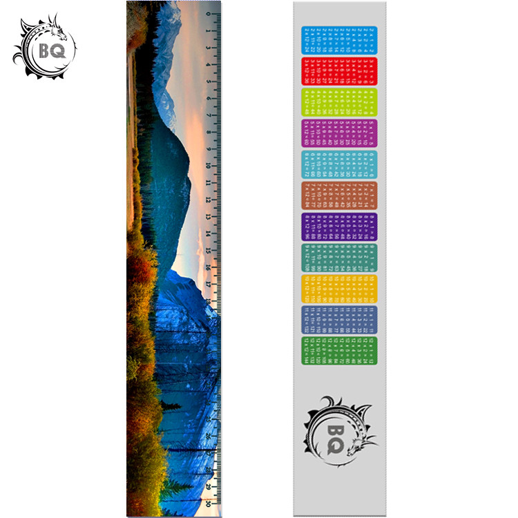 Promotional PET 3D Lenticular Printing Services Plastic Rulers / Lenticular Photo Printing