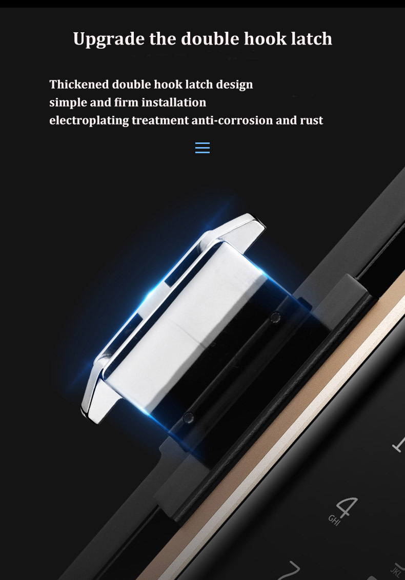 Villa Face Id Smart Lock ROHS Automatic Door Lock For Apartment