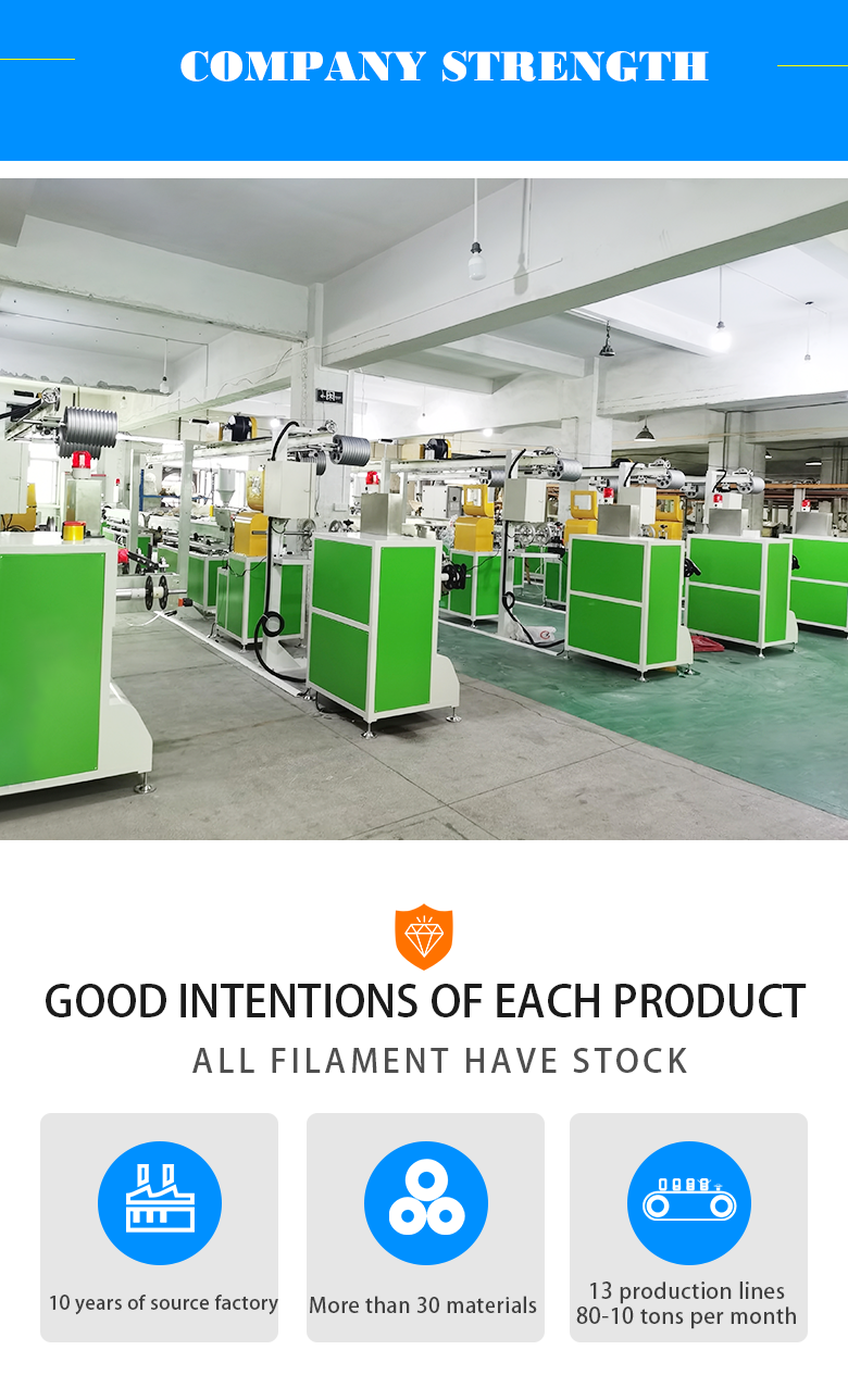 1.75mm 3d Printer Filament ABS PLA 3d Printer Filament Supplier 1KG 5KG for 3d Printing