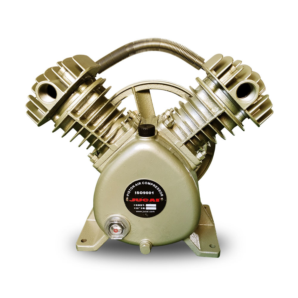 Industrial 3kw 4hp Twin Cylinder Air Compressor Pump Air cooling 360L/min