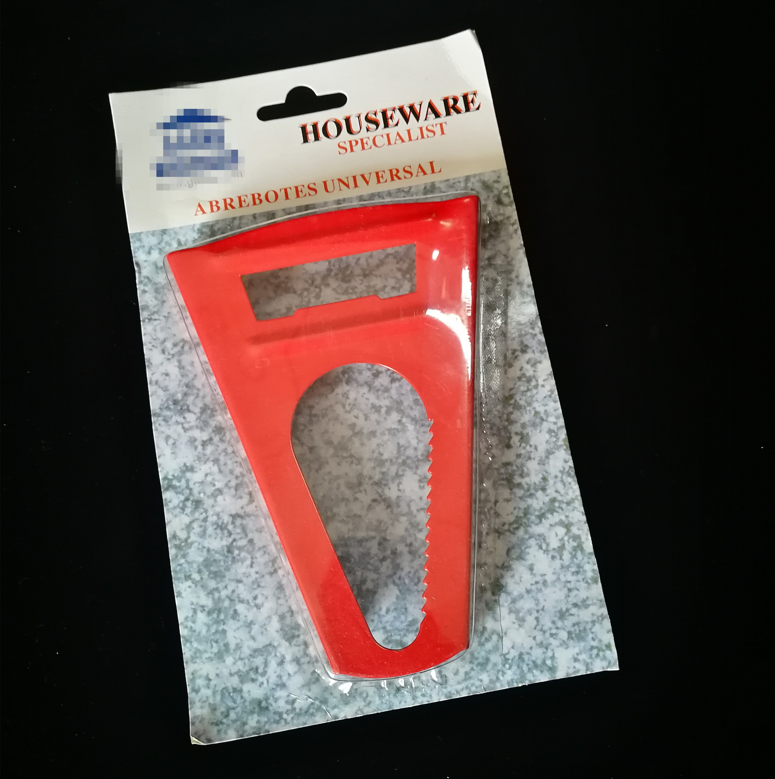 Hand Multi Bottle Opener Red Built In Manual Can Opener Heavy Duty For Home