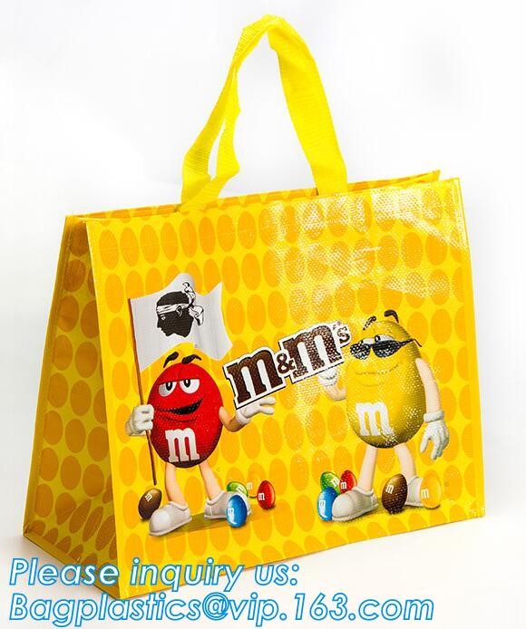 China pp woven check jumbo laundry shopping bag,Promotional logo printed cheap reusable black pp woven shopping custom b