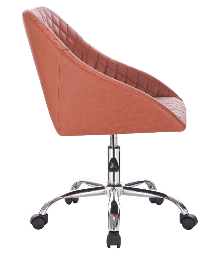 Vintage PU Seat Adjustable Height Home Office Swivel Desk Chair