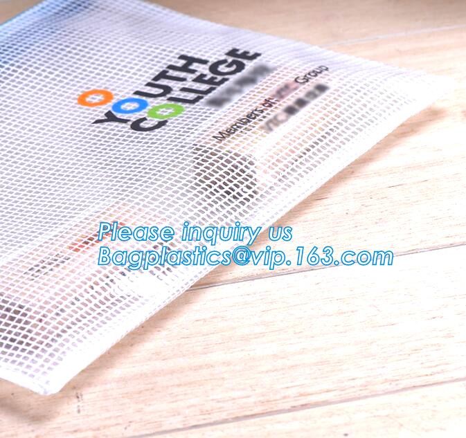 Travel Makeup Cosmetic Toiletry Zip Bag PVC Makeup Bag, EVA zipper bag with zipper or slider for garments, Rainbow Holog