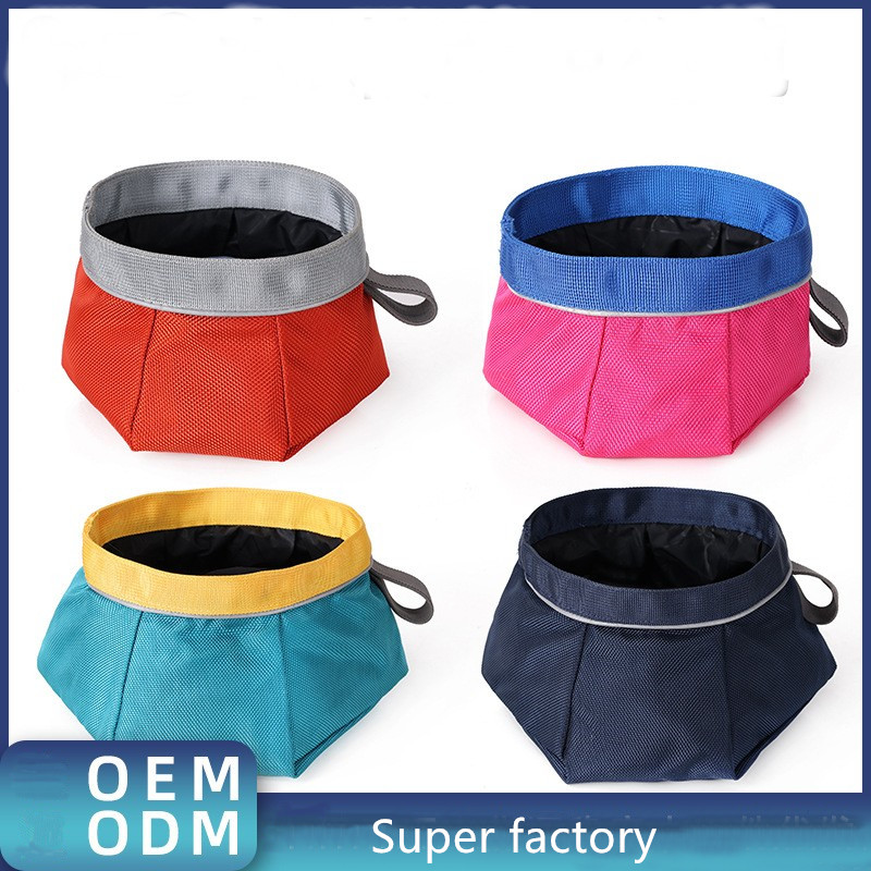 Outdoor Folding Water Feeding Pet Bowl Portable Travel Out Dog Bowl Snack Bowl Pet Supplies