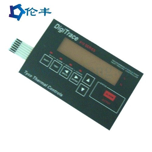 RAL Color LED Membrane Keypad 3M467 Adhesive PET Lexan Label Membrane Switch Overlay