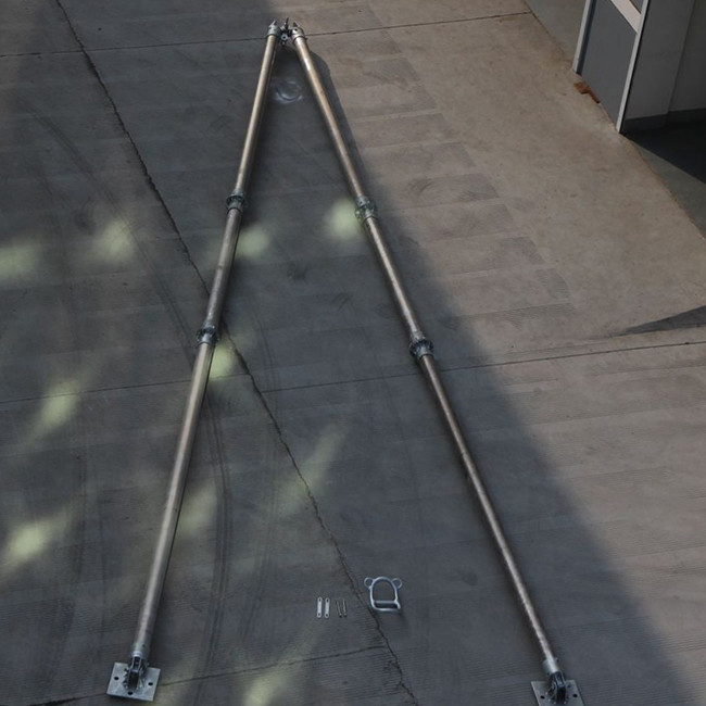 Aluminum Alloy Extension A Shape Tubular Tower Gin Pole Derrick