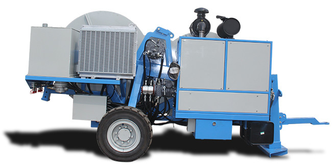 Hydraulic Cable Tensioner For Transmission Line Diesel 77kw(103hp) Water Cooling System