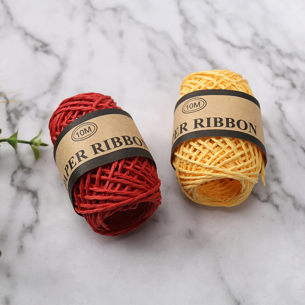 Colored 2mm Paper Rope 10m Eco Friendly DIY Craft Paper Rope