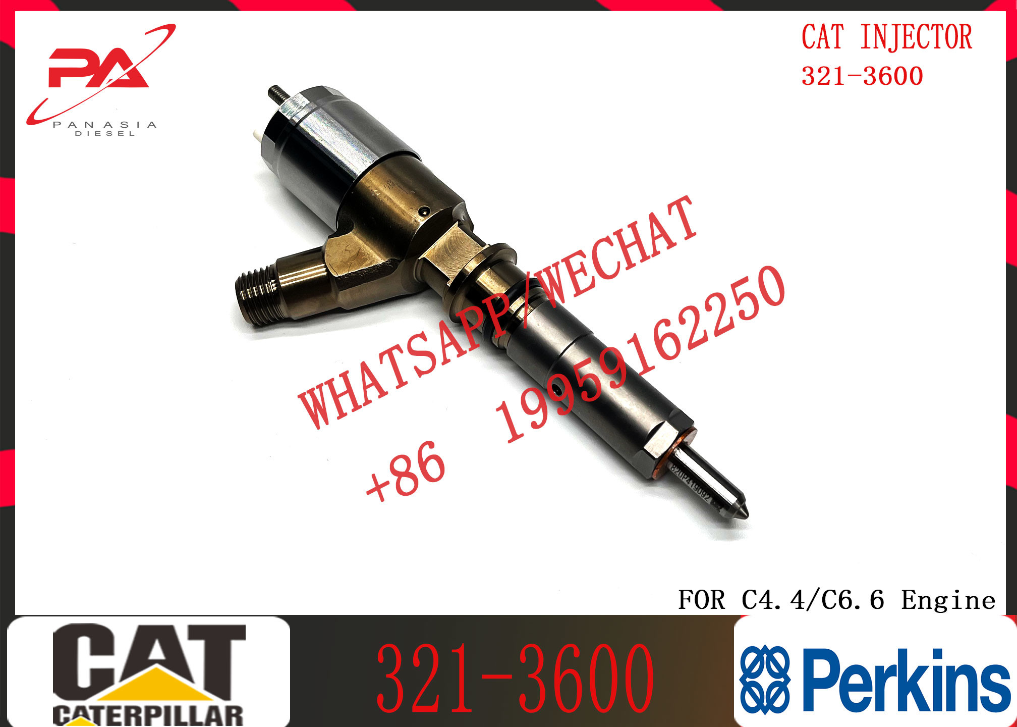 C6.4 Fuel Injector Nozzle 3213600 10R7938 321-3600 3213600 10R-7674 10R-7668 10R-7938 10R-7939 321-0990