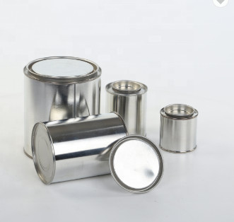 Round 5L Tinplate Empty Metal Container Tin For Food Storage