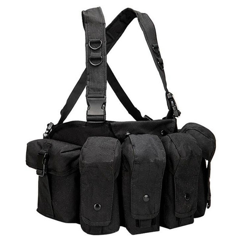 Detachable Gear Equipment Supplies Security Tactical MOLLE System Tactical Vest With Quick Release Buckle