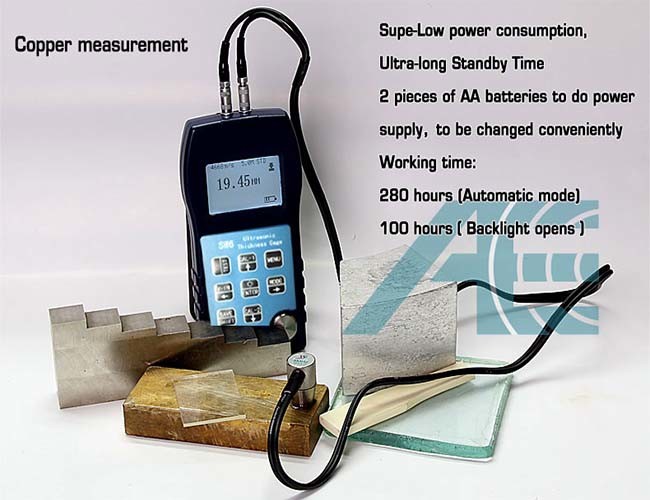 SW6 Ultra Low Energy Consumption Ultrasonic Thickness Tester Ultra Long Standby