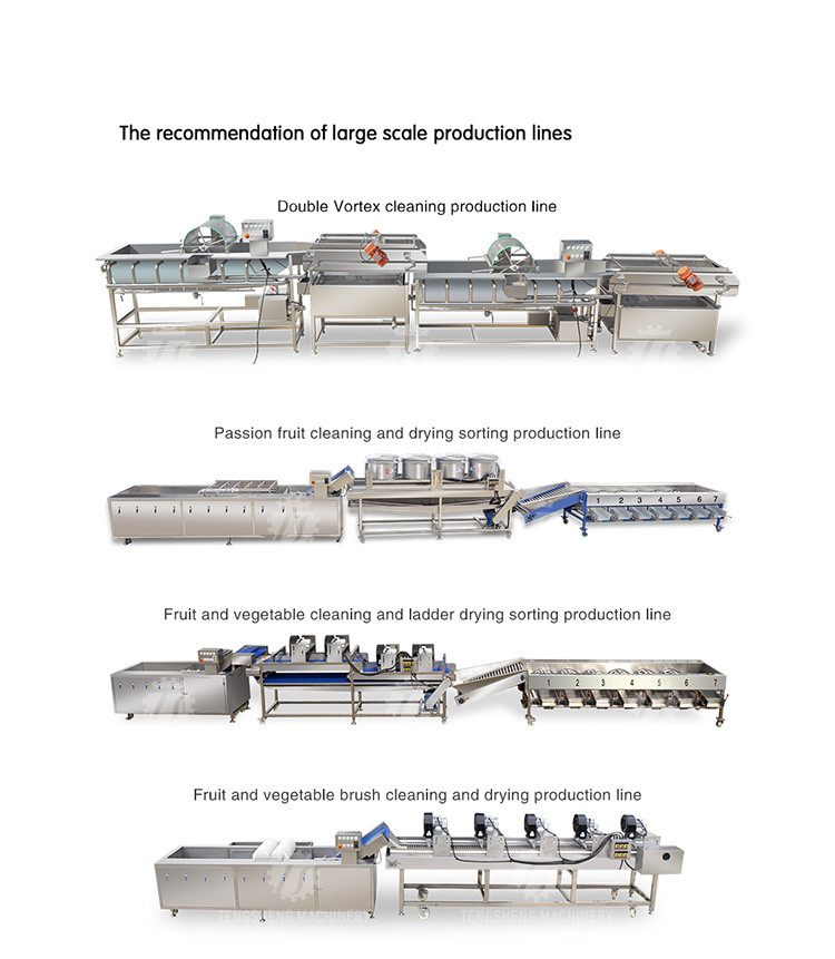 Canteens Turbidity Reduce Fruit And Vegetable Washing Machine Sediment Discharge