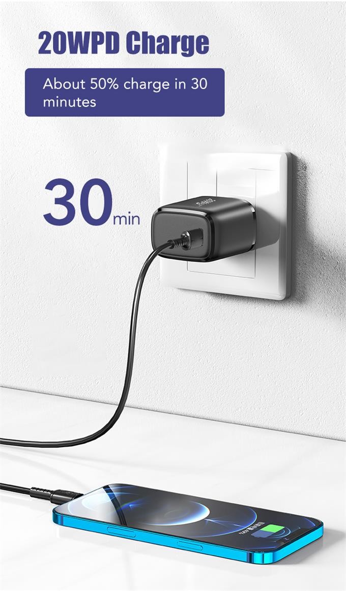 20W USB Wall Chargers Type C PD Adapter US EU Plug 240V For IPhone 12