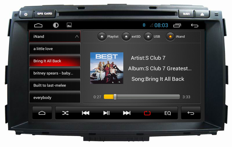 Ouchuangbo car audio dvd android 6.0 for Kia Carnival with QUAD CORE A9 ,1.6GHz Frequency bluetooth 1024*600