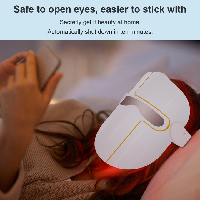 Skincare LED Light Therapy Mask Phototherapy Face Mask For Promote Collagen