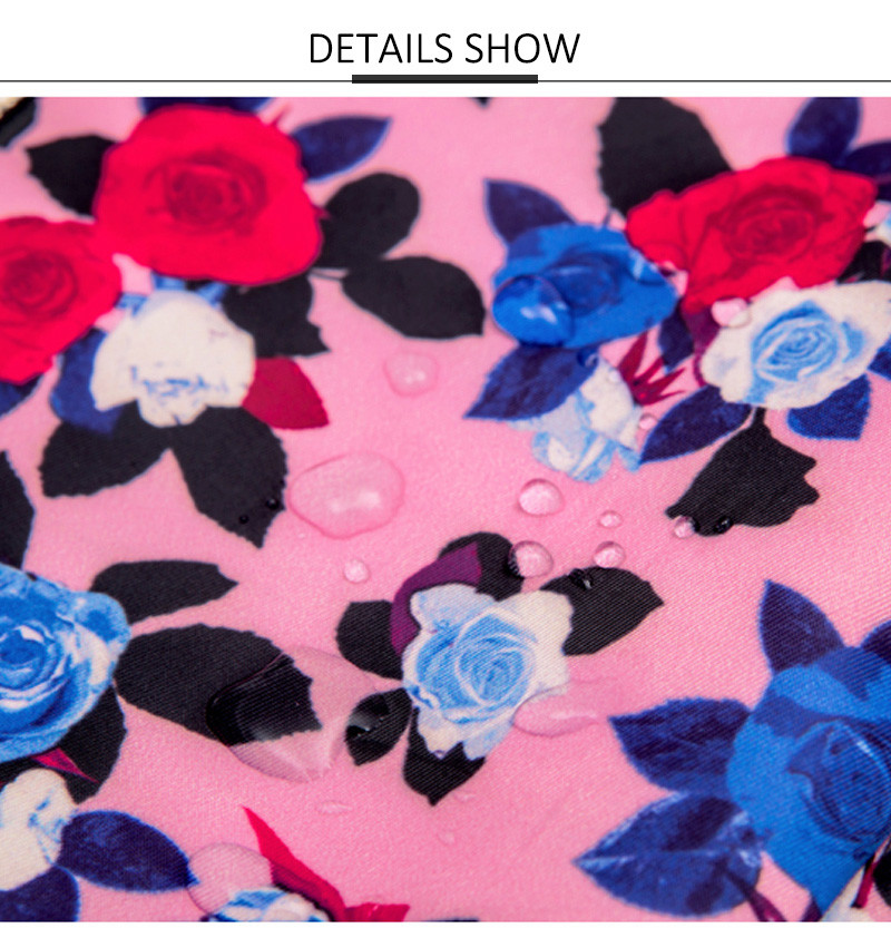 Customised Eco Friendly Waterproof Zipper Pouch Wash Makeup Bag