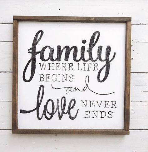 Family Love Words Wood Signs Home Decor , Personalized Wooden Signs For Home