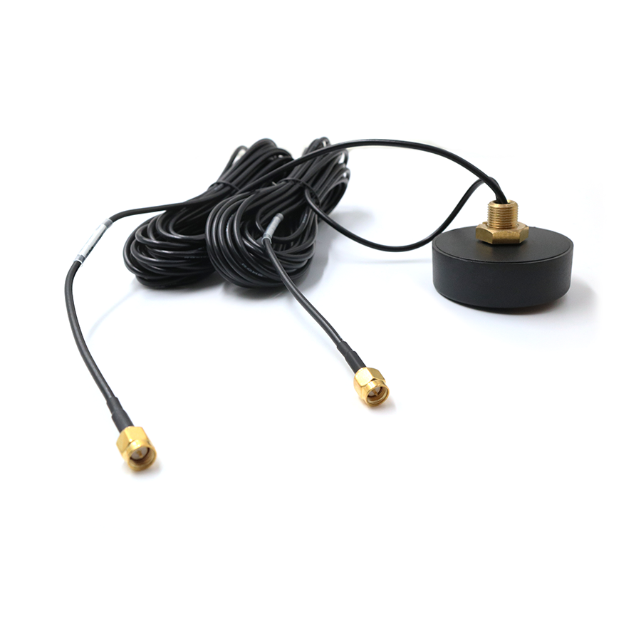 Black Radome Color High Gain 28dBi GSM GPS WiFi 4G Combo Antenna with RG174 Coax Cable