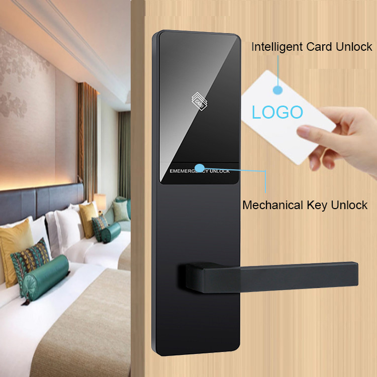4.8V ANSI Electronic Key Door Lock Swipe Card 0.25s Reaction