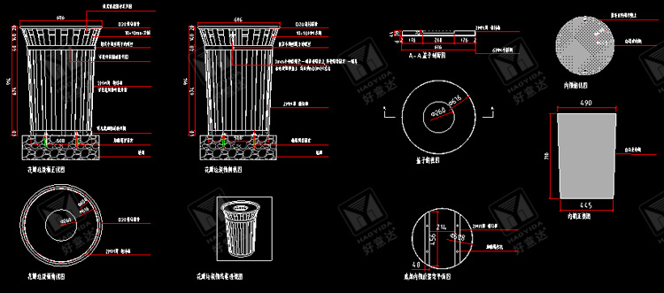 OHSAS18001 Certificate 35L Outdoor Wooden Garbage Bin