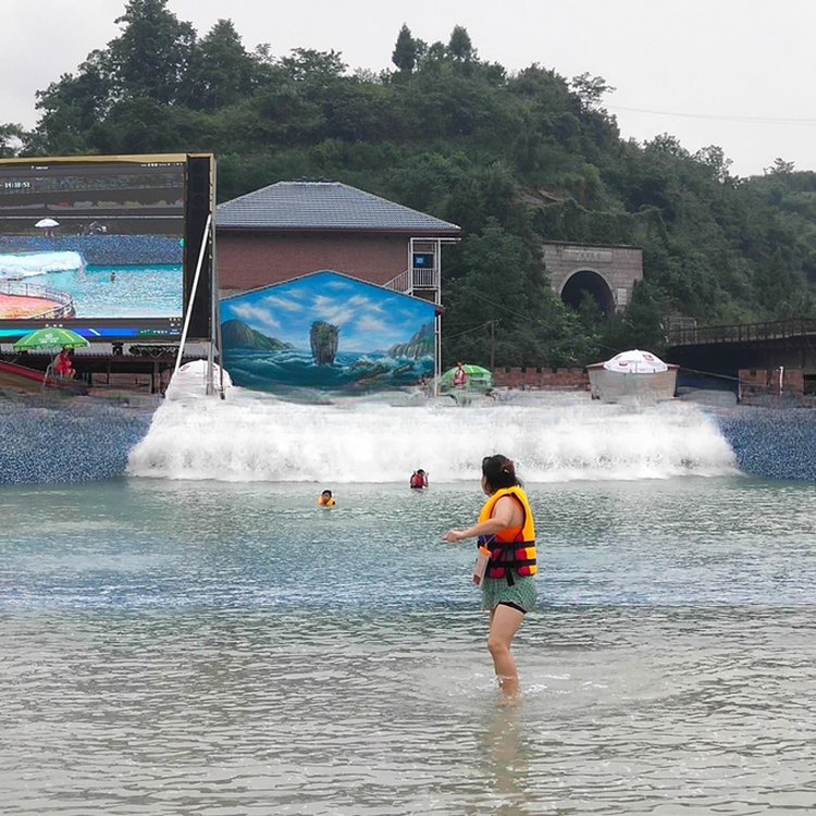 Amusement Water Park Vacuum Tsunami Wave Pool Equipment