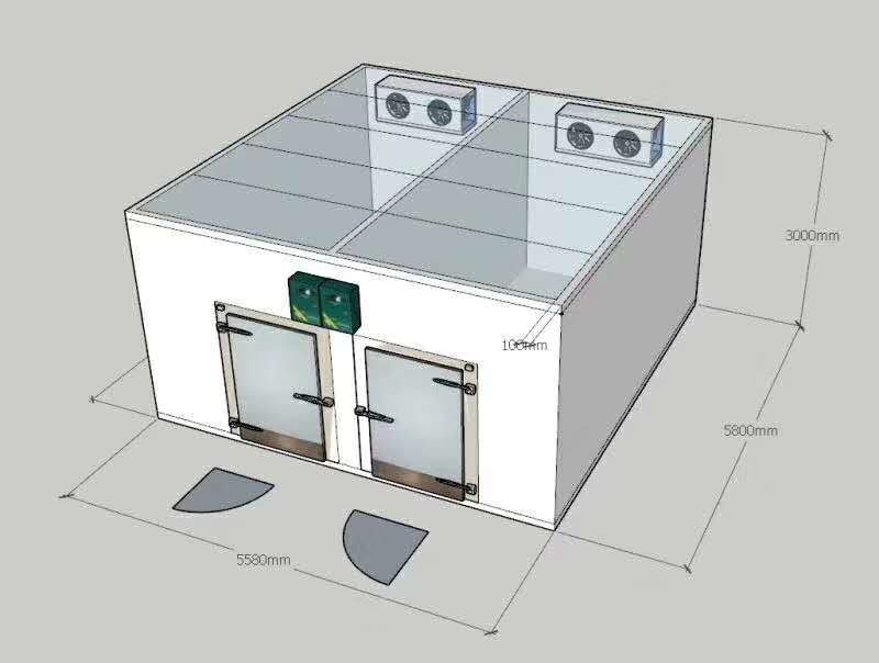 Walk In Freezer Dual Temperature Combo Coolers / cold room
