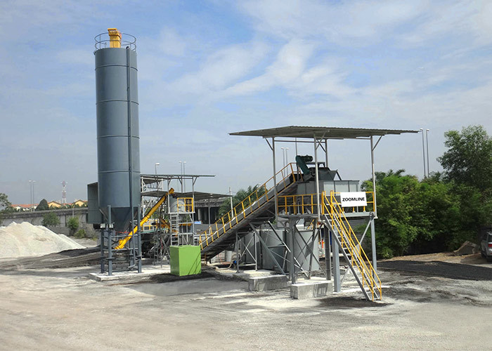 Urban Road Diesel Burning Soil Mixing Equipment