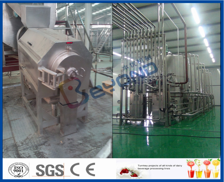 SUS316 Industrial Fruit Juice Processing Line Automatic Citrus Jam Making Machine