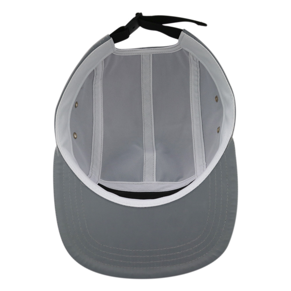 Custom 5 Panel Camper Hat Printed Logo Nylon Rope Snapback Cap