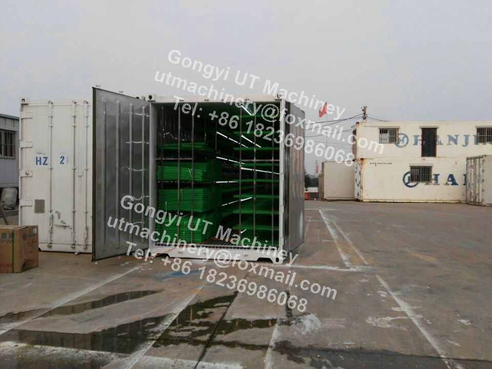 Hydroponic Fodder Trays Barley Maize Corn Sprout Equipment with Customizable Voltage