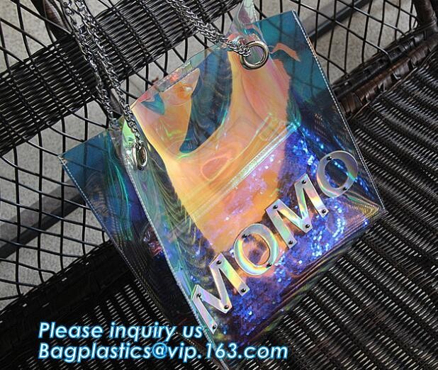 Crossbody Shoulder Messenger Bags Clear PVC Crossbody Bag Waterproof, Shoulder Strap PVC Clear Tote Bag, pack, pac, bags