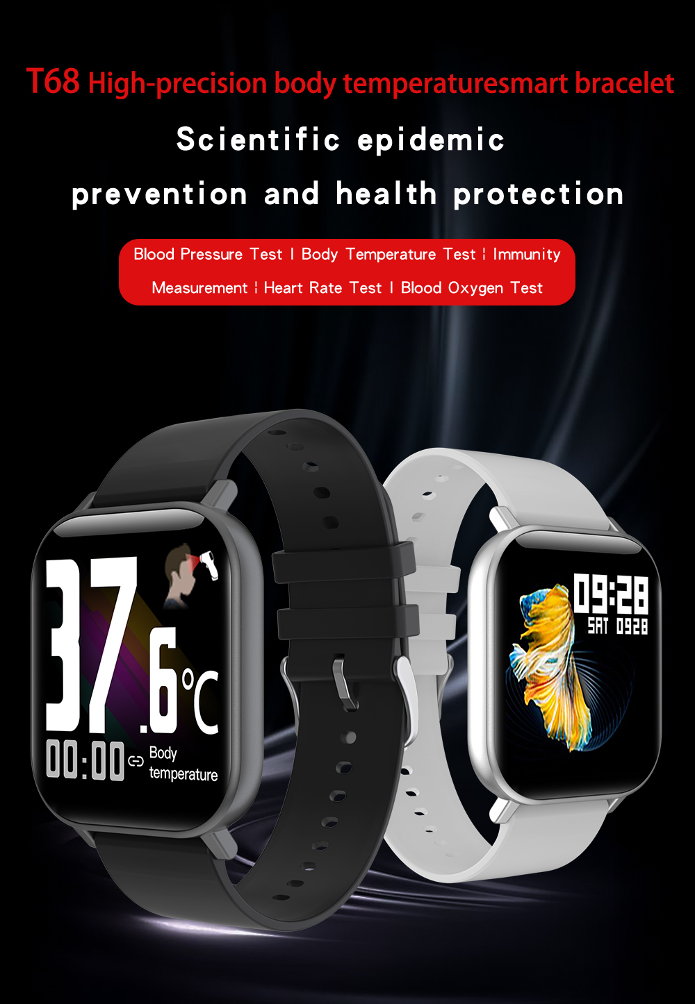 Wrist Watch T58 Health Protection For Apple Customize Product Gift Boxes Ecg Wristwatch