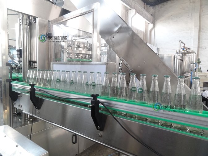 Crown Cap Beer Bottle Filling Machine 3500 BPH Glass Bottling Machine