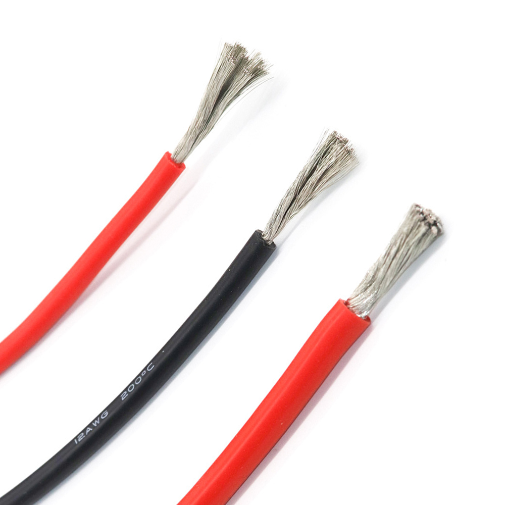 Conductor Material Tinned Copper 4 16 20 24 AWG High Temperature Heat Resistant Solid Copper Wire