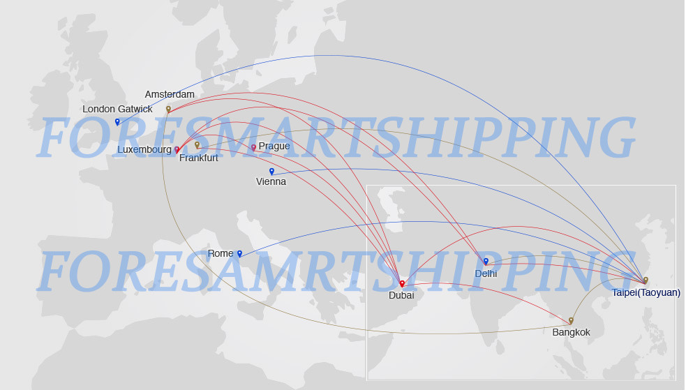 International Air Freight Forwarder China To Europe UK