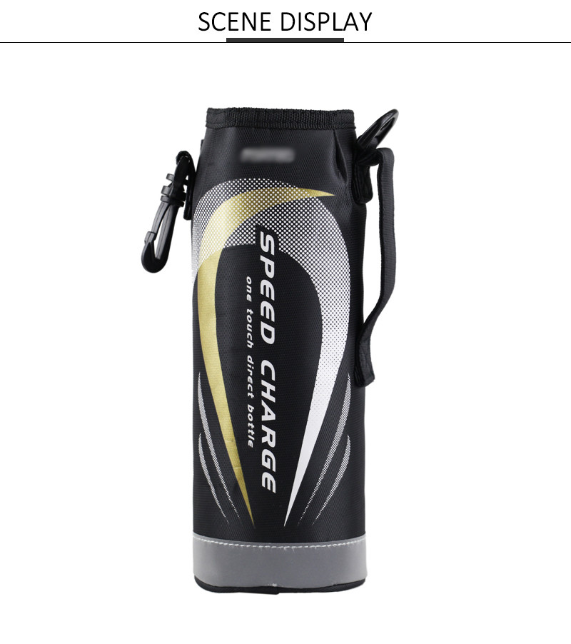Foldable Shoulder Strap Polyester Water Bottle Cover